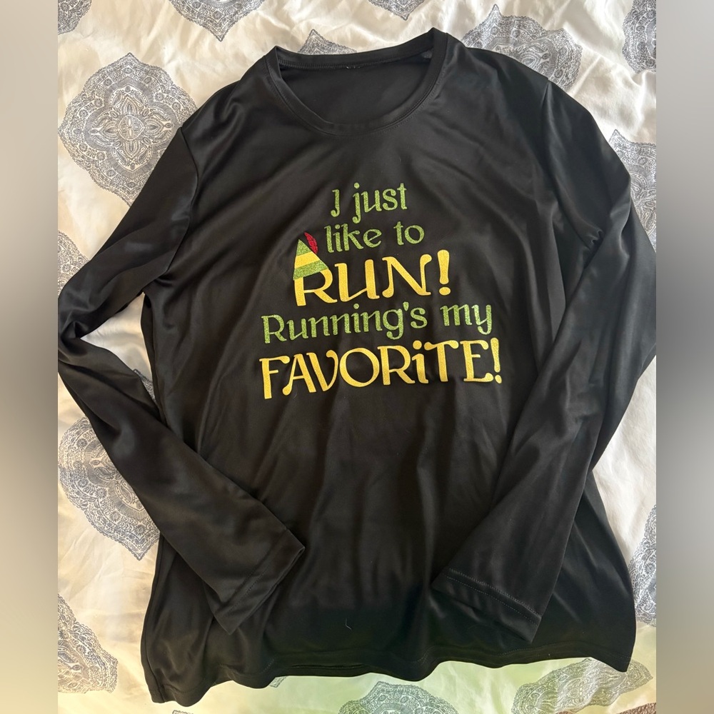 Christmas Elf Running Shirt